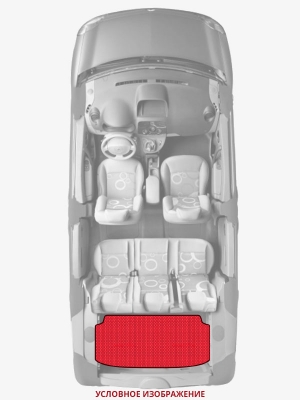 ЭВА коврики «Queen Lux» багажник для Mercedes CLC
